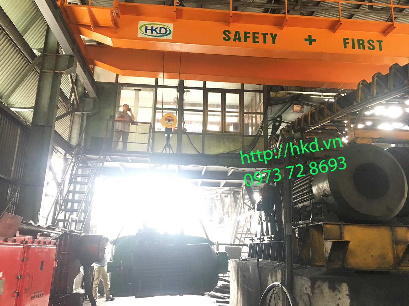 Cầu trục dầm đôi 20 tấn HKD Crane