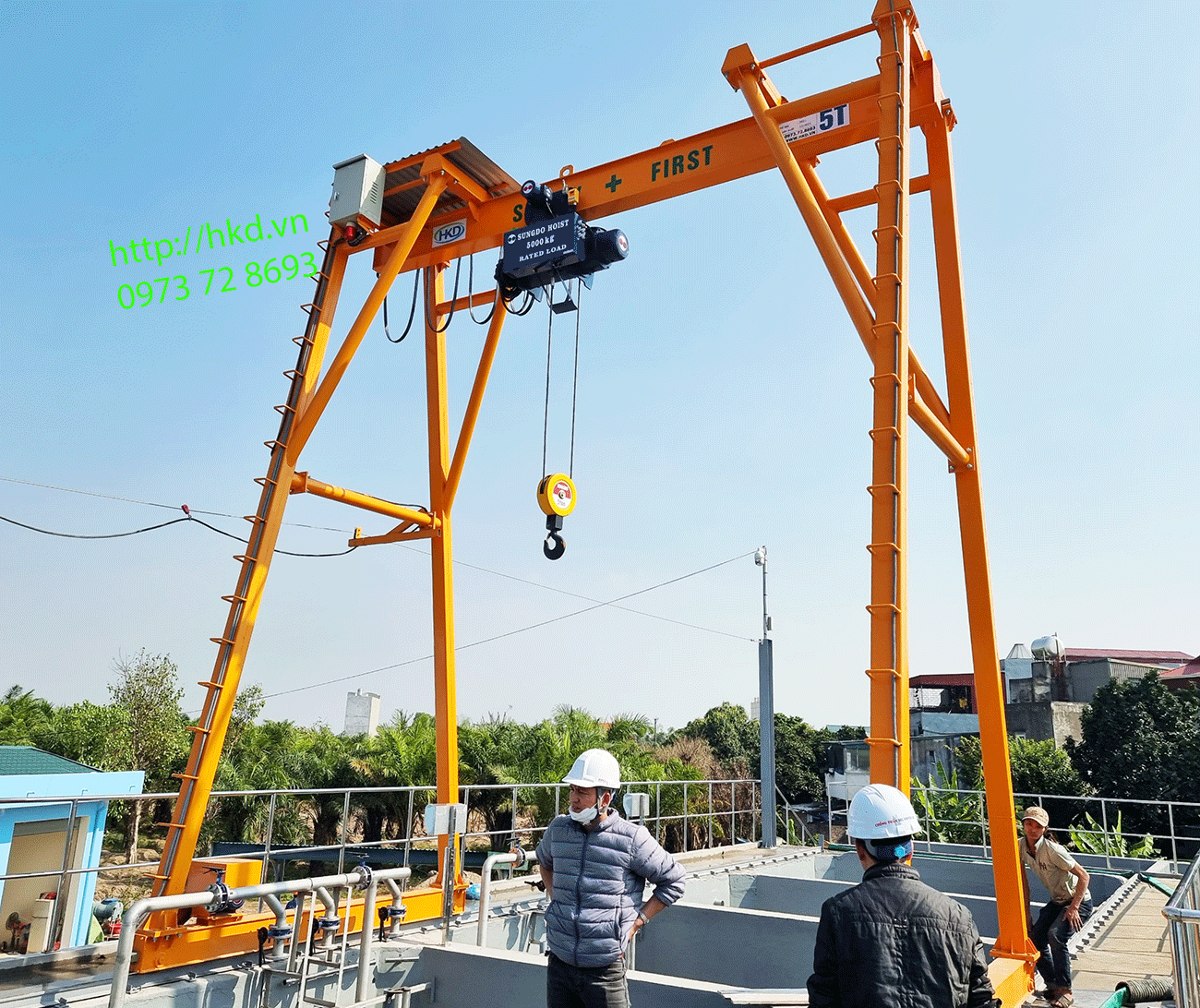 Cổng trục đơn 5 tấn HKD Crane