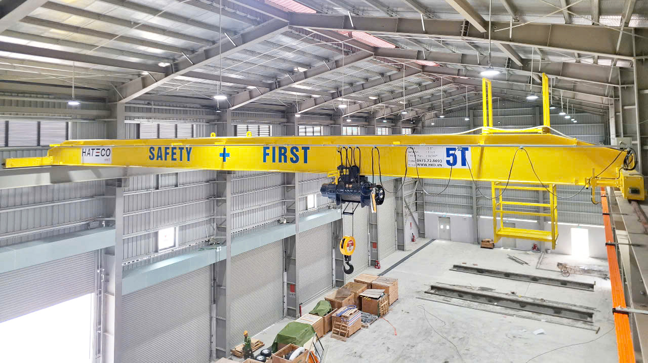 Cầu trục 5 tấn dầm đơn HKD Crane